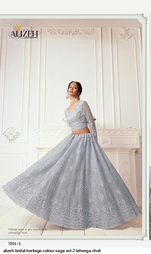 ALIZEH BRIDAL HERITAGE COLOUR SAGA VOL 2 Lehenga Choli