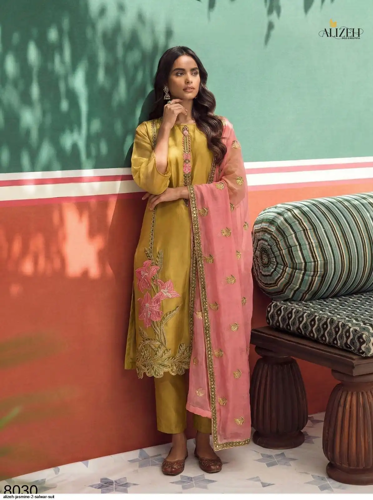 ALIZEH JASMINE 2 SALWAR SUIT 8030