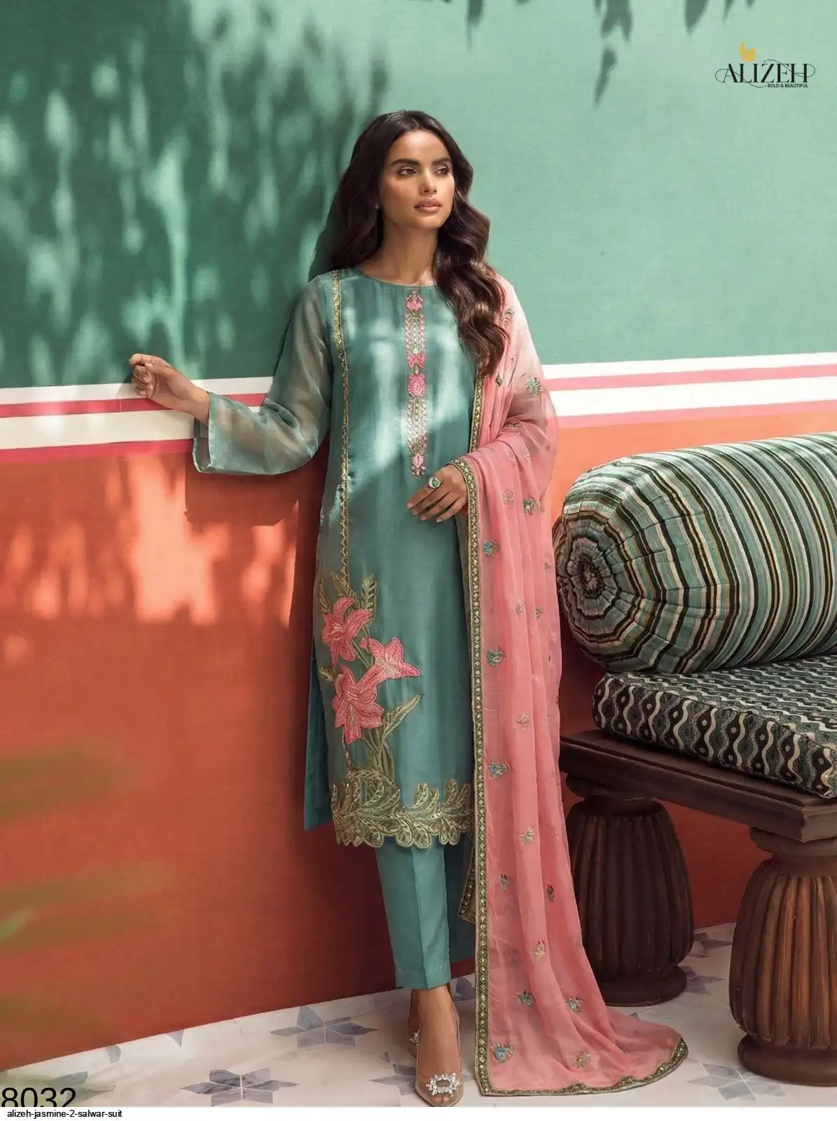 ALIZEH JASMINE 2 SALWAR SUIT 8032