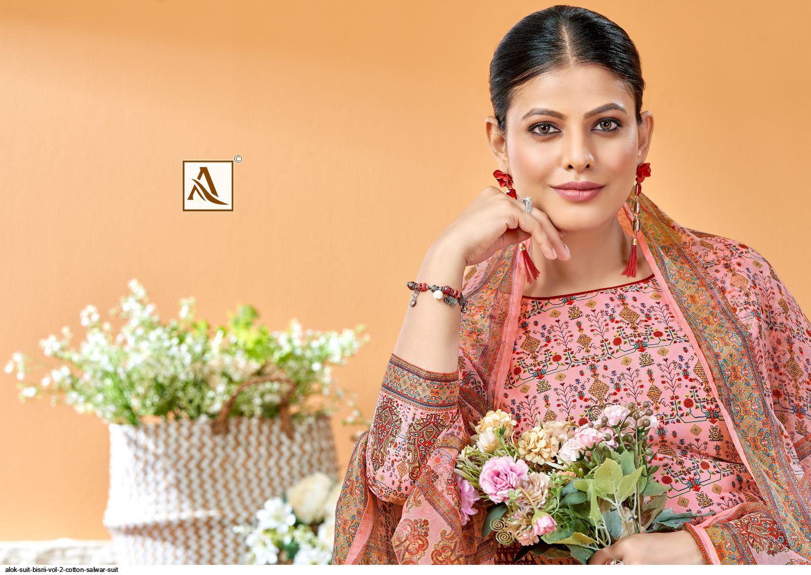 ALOK SUIT BISRII VOL 2 COTTON SALWAR SUIT alok-suit-bisrii-vol-2-cotton-salwar-suit