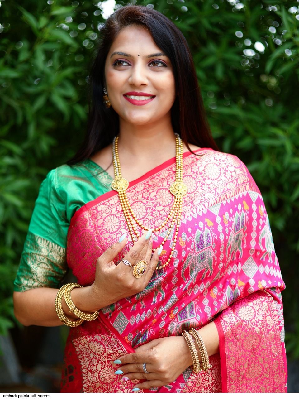 AMBADI Patola Silk Sarees