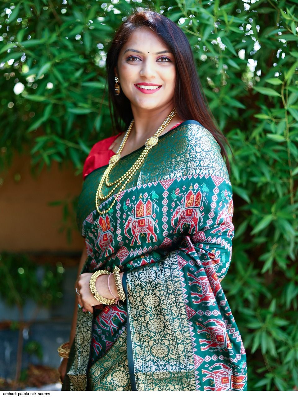 AMBADI Patola Silk Sarees