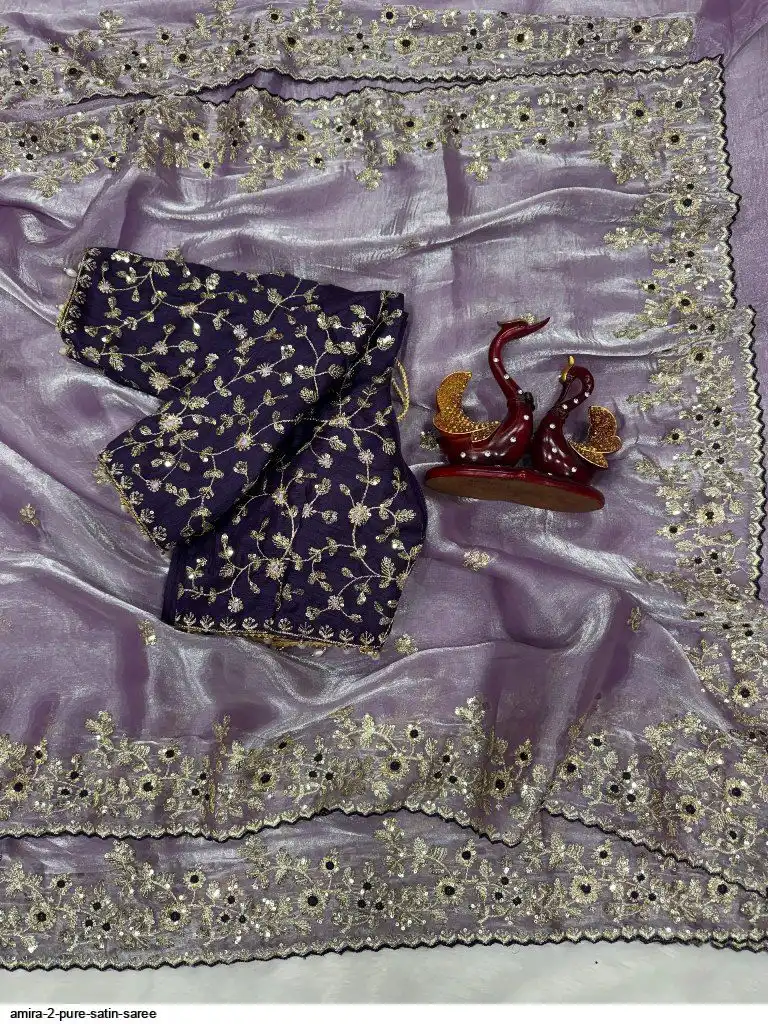 AMIRA 2 PURE SATIN SAREE E