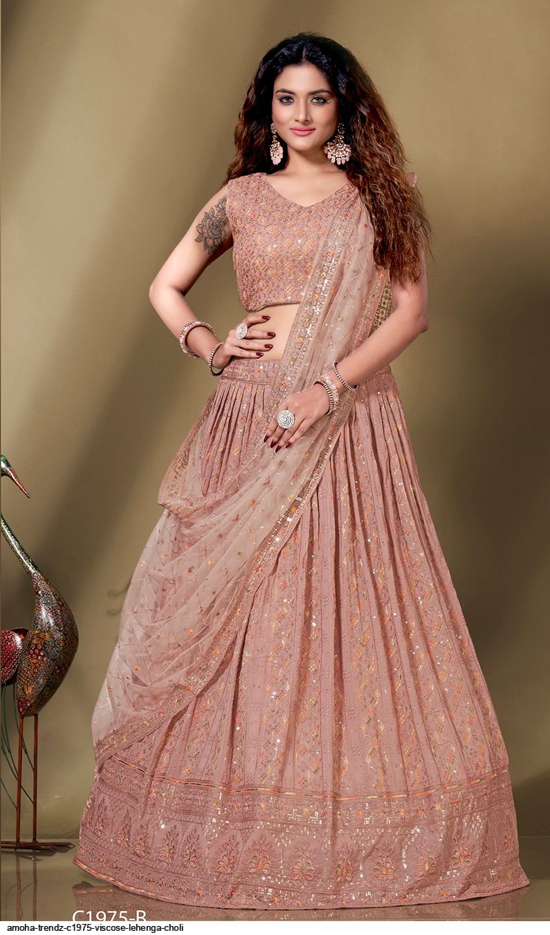 AMOHA TRENDZ C1975 VISCOSE LEHENGA CHOLI B