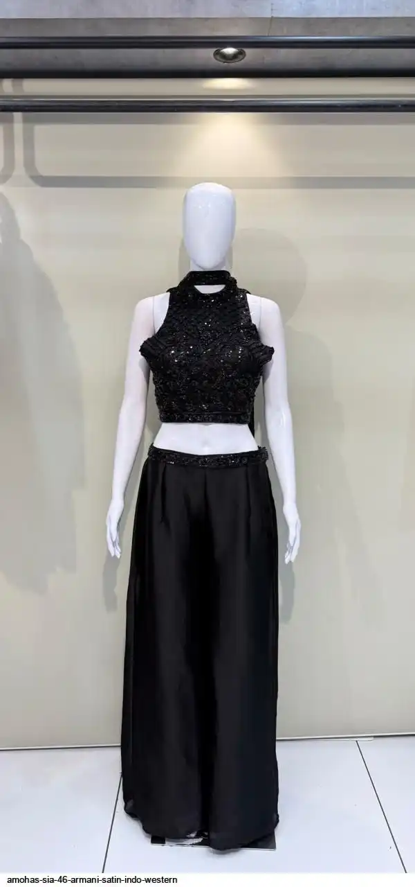 AMOHAS SIA 46 ARMANI SATIN INDO WESTERN B
