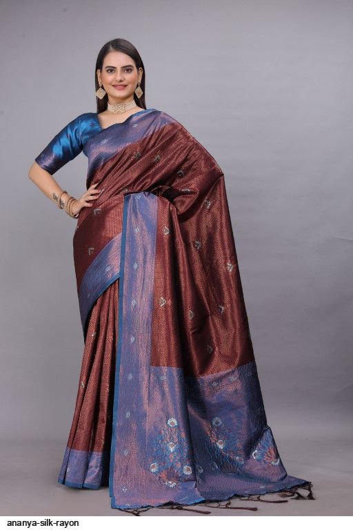 Buy Nalli silk saree Embroidered Leheria Viscose Rayon Red Sarees Online @  Best Price In India | Flipkart.com