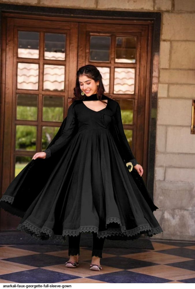 Art Riddh Designer by Heavy Georgette Gown With Full Inner and attractive