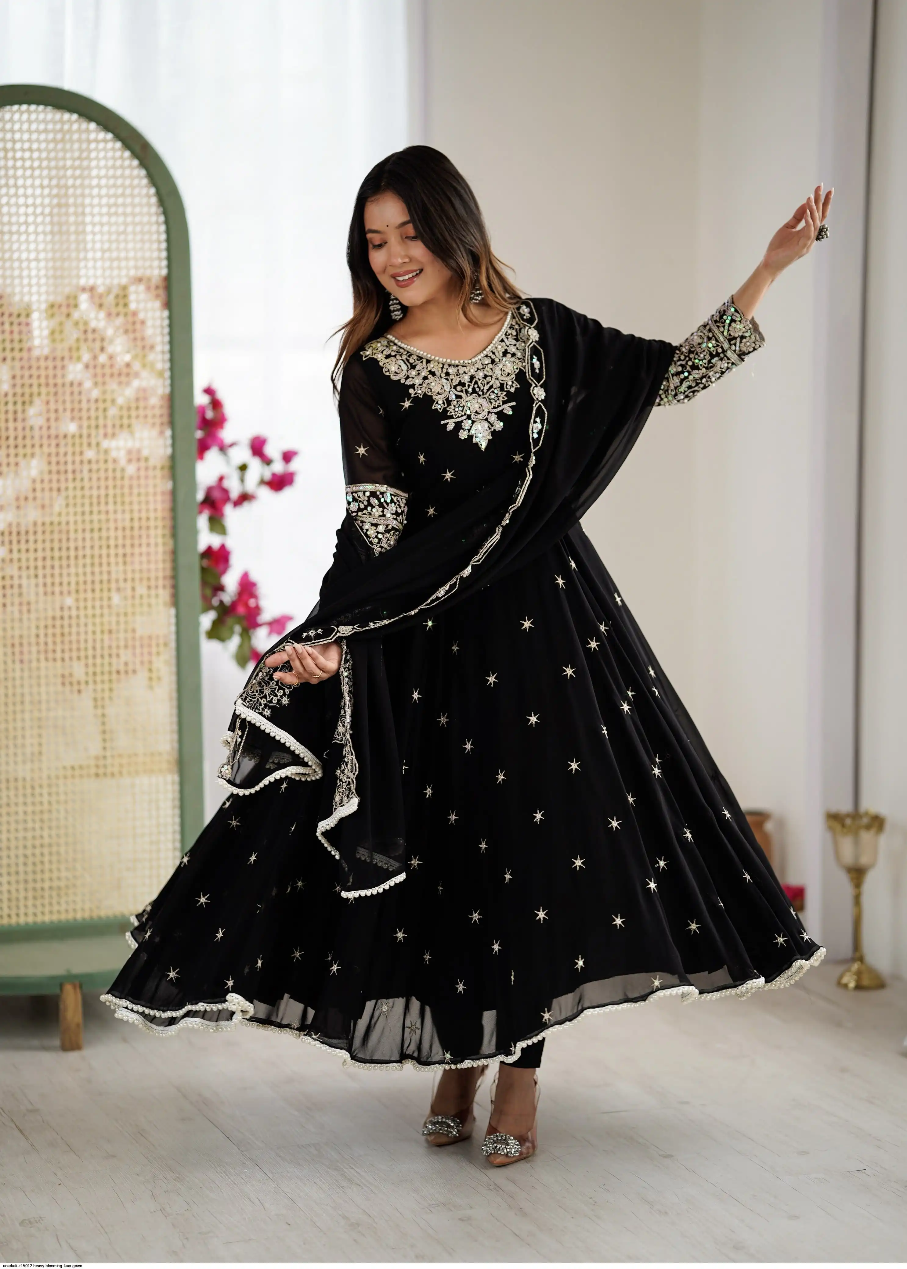 ANARKALI ZF 5012 HEAVY BLOOMING FAUX GOWN 3