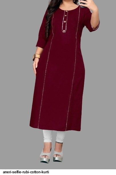 ANERI SELFIE RUBI COTTON KURTI J