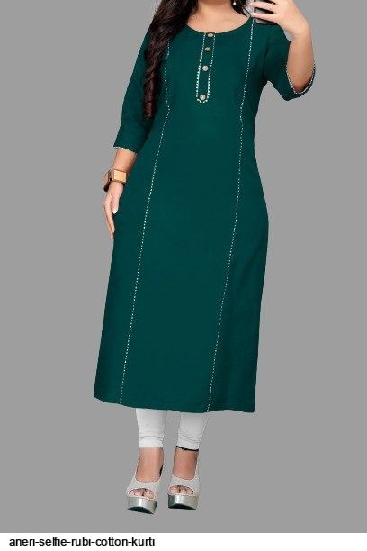 ANERI SELFIE RUBI COTTON KURTI E