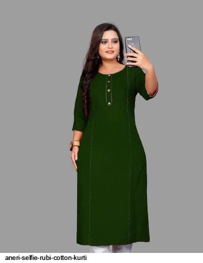 ANERI SELFIE RUBI COTTON KURTI A