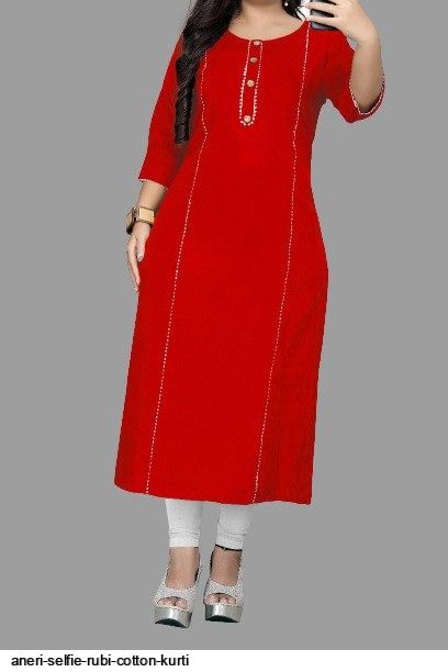 ANERI SELFIE RUBI COTTON KURTI H