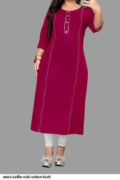 ANERI SELFIE RUBI COTTON KURTI G