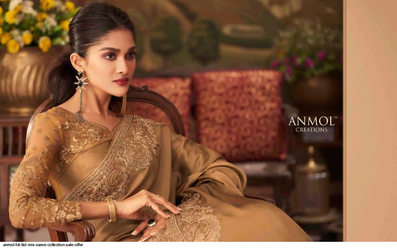 ANMOL HIT LIST MIX SAREE COLLECTION SALE OFFER