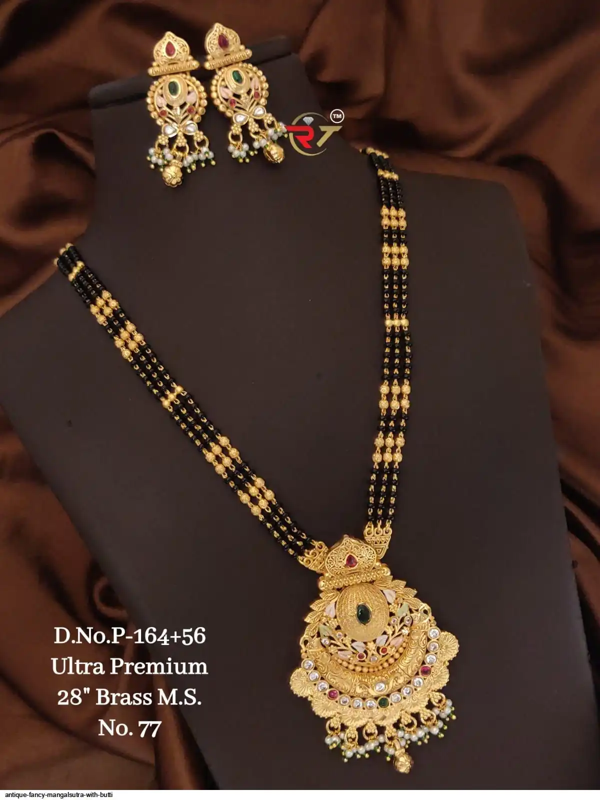 ANTIQUE FANCY MANGALSUTRA WITH BUTTI C