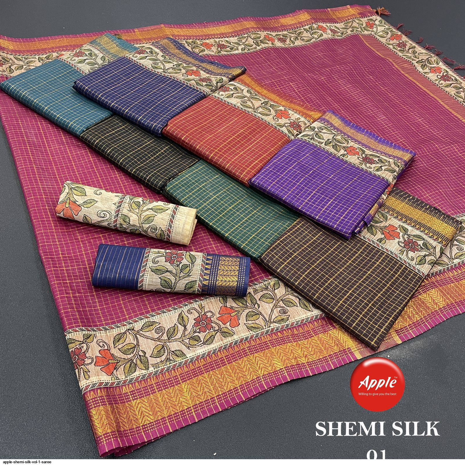 Shemi APPLE SHEMI SILK VOL 1 SAREE