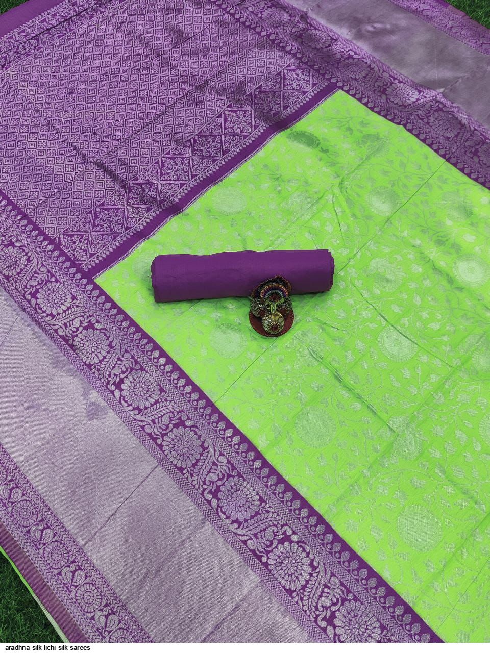 ARADHNA SILK LICHI SILK SAREES