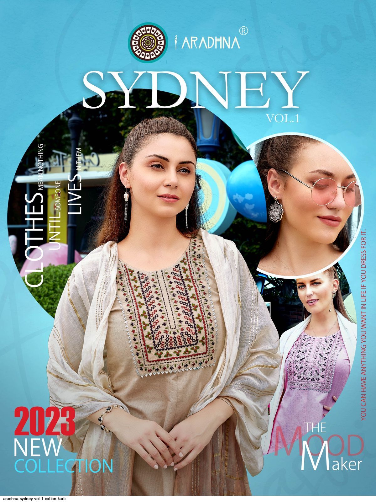 ARADHNA SYDNEY VOL 1 COTTON KURTI