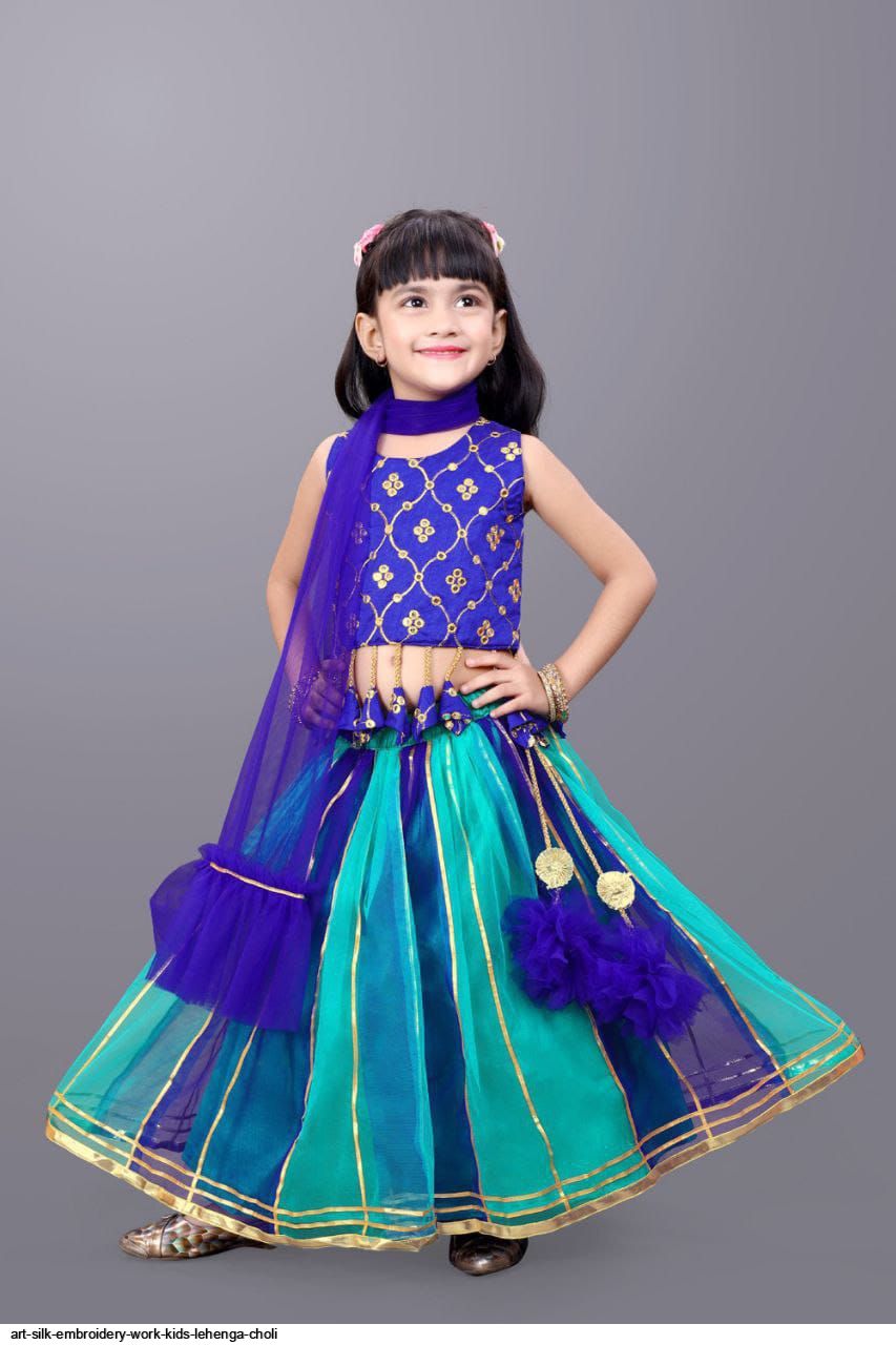 Silk Lehenga Years Baby Lehenga Baby Kids Girl's Readymade Taffeta