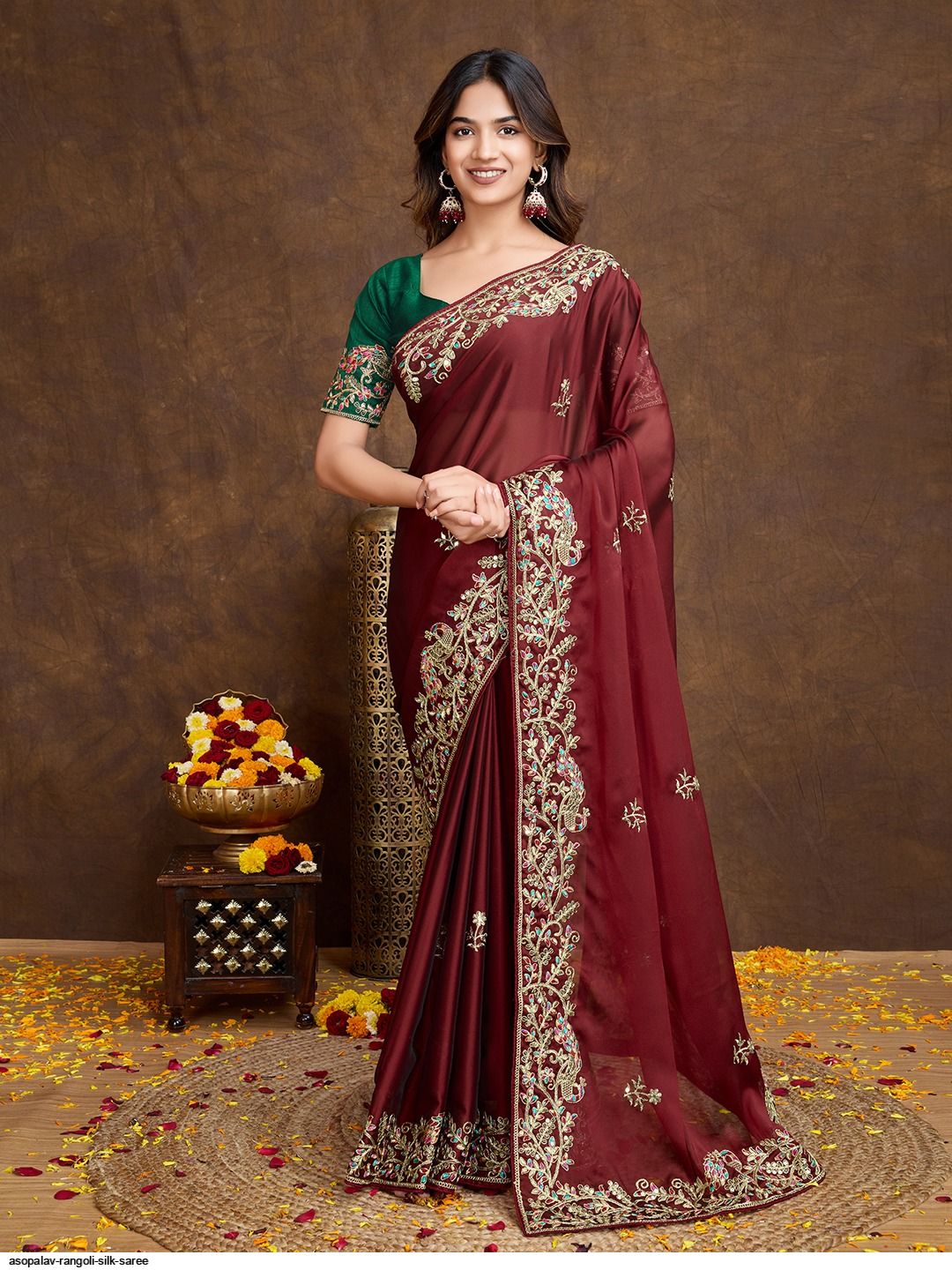 ASOPALAV RANGOLI SILK SAREE