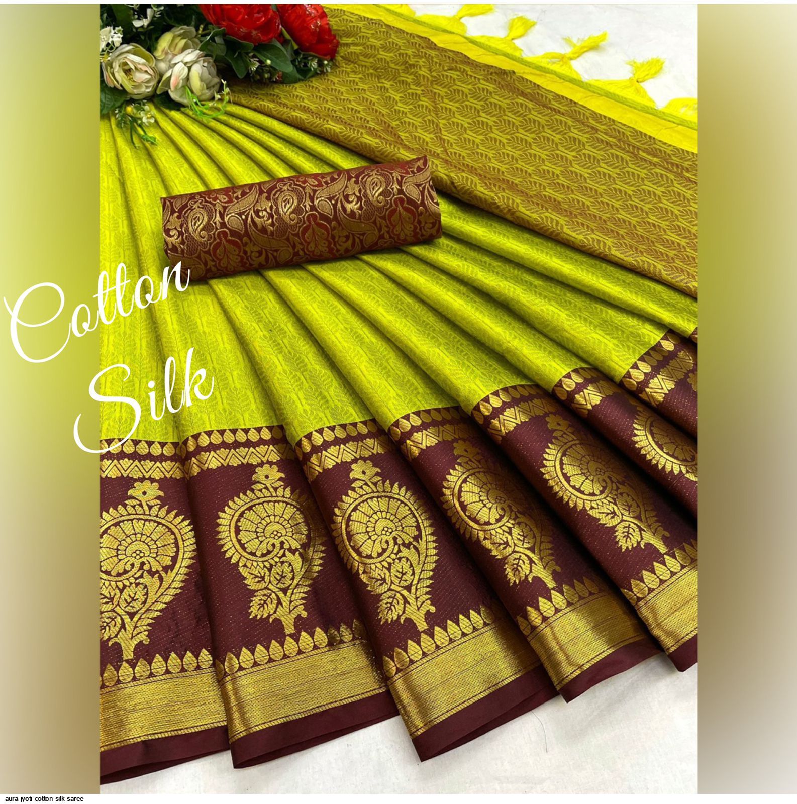 AURA JYOTI COTTON SILK SAREE
