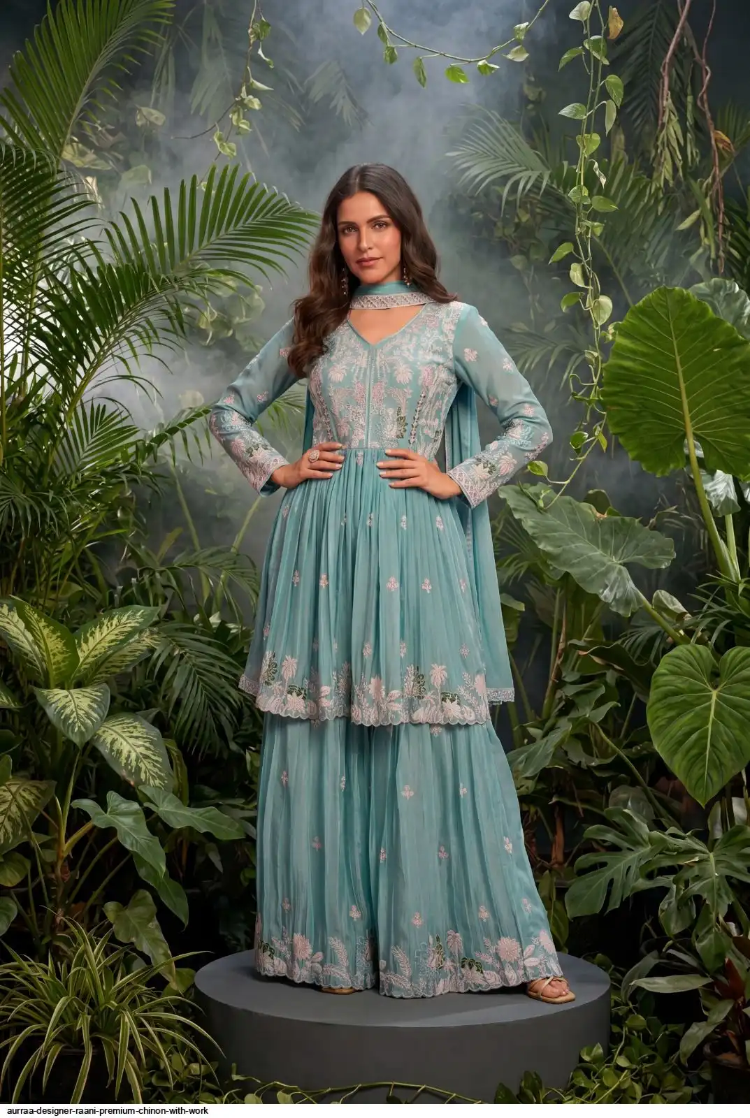 AURRAA DESIGNER RAANI PREMIUM CHINON WITH WORK 2