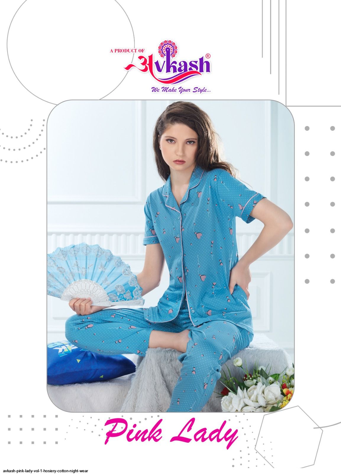 Pink Ladies Regular Fit Hosiery Nighty Gown at Best Price in Ahmedabad