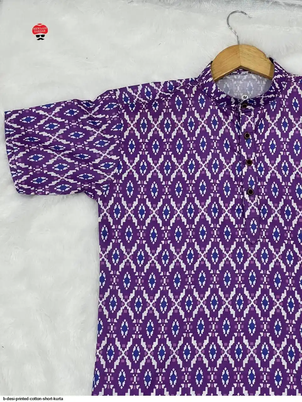 B DESI PRINTED COTTON SHORT KURTA J