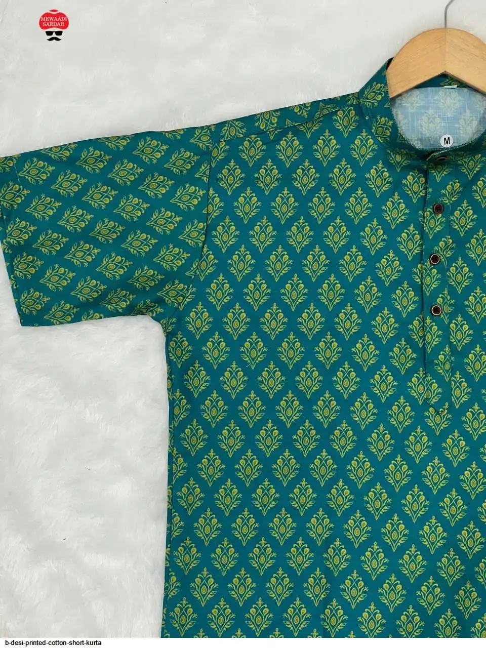 B DESI PRINTED COTTON SHORT KURTA I