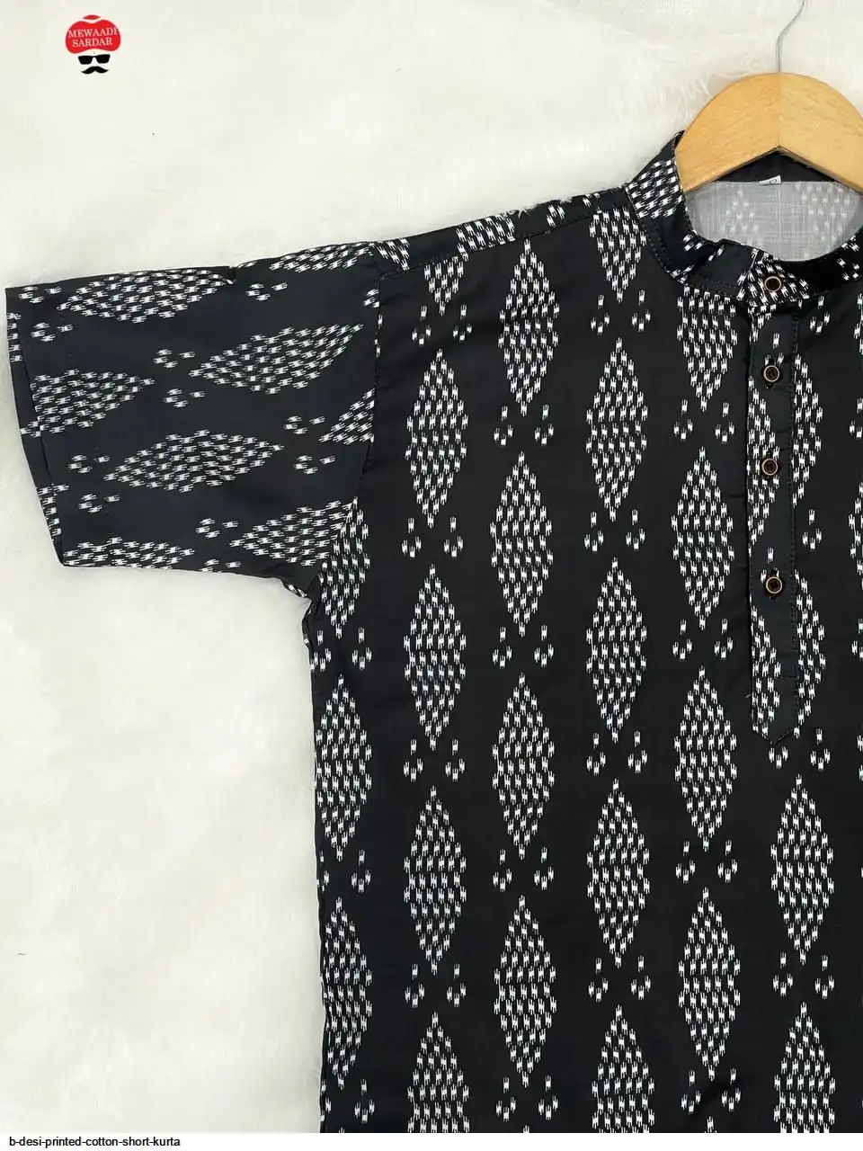 B DESI PRINTED COTTON SHORT KURTA E