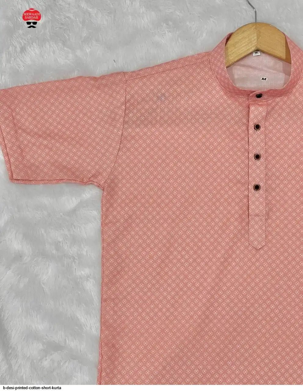 B DESI PRINTED COTTON SHORT KURTA C