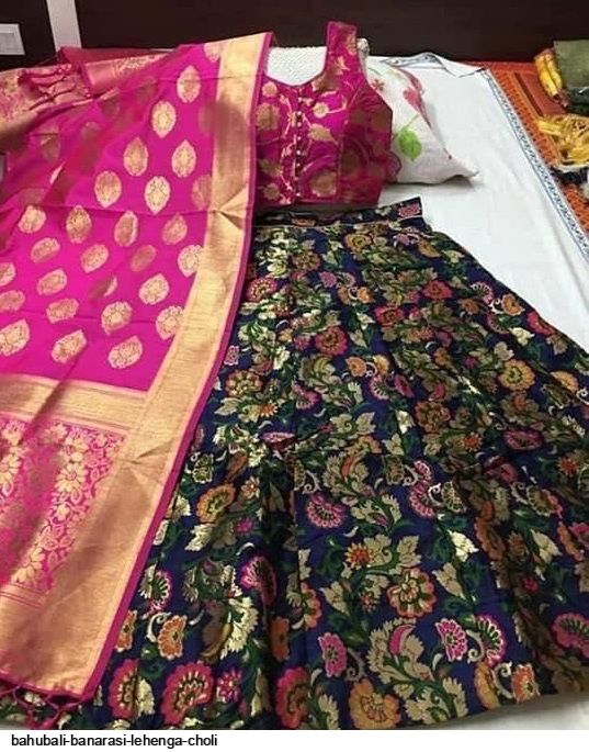 BAHUBALI BANARASI LEHENGA CHOLI A