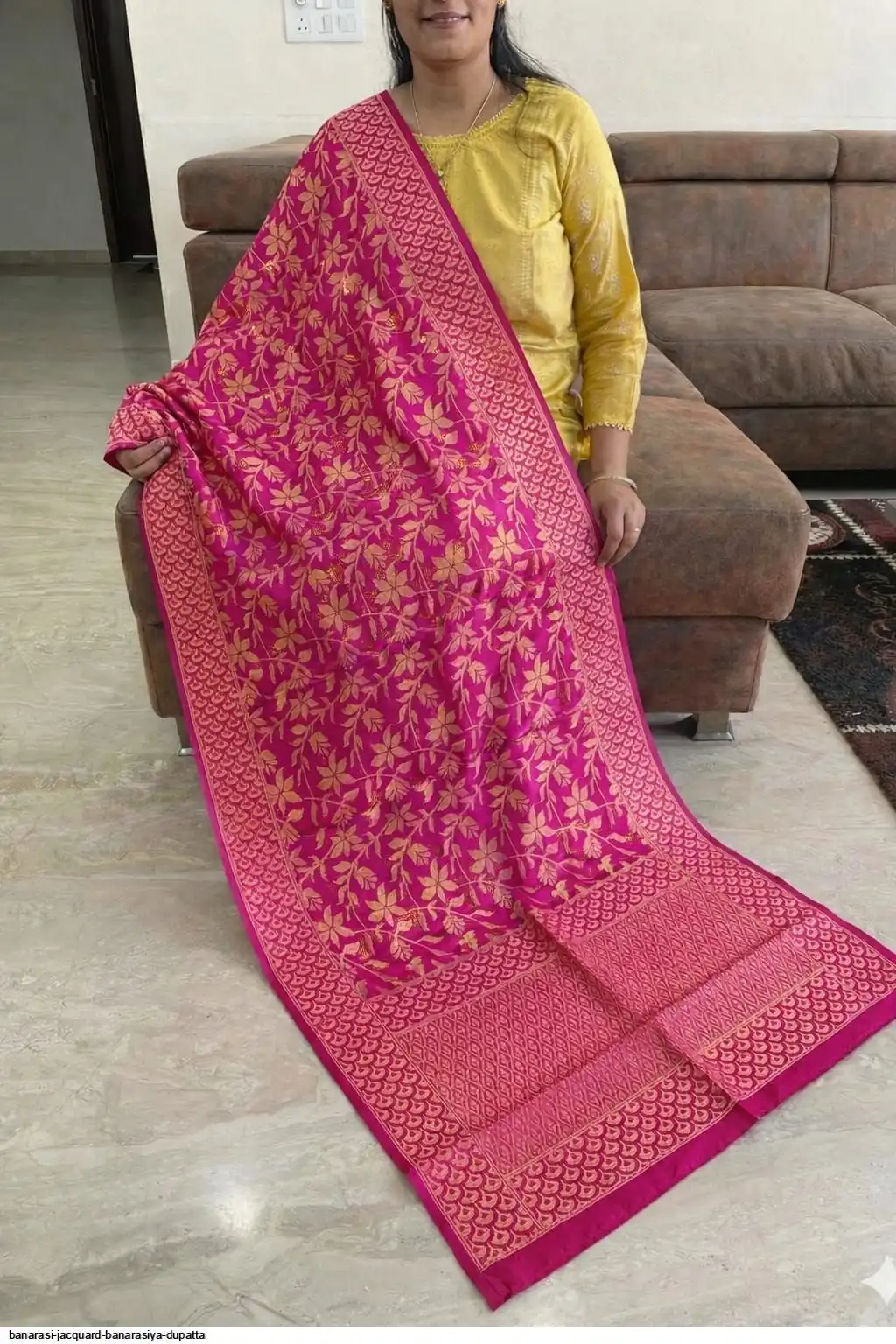 BANARASI JACQUARD BANARASIYA DUPATTA E