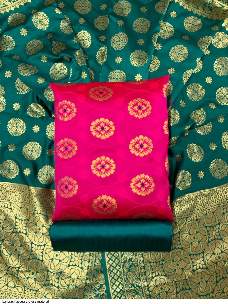 JIYA BANARASI JACQUARD DRESS MATERIAL