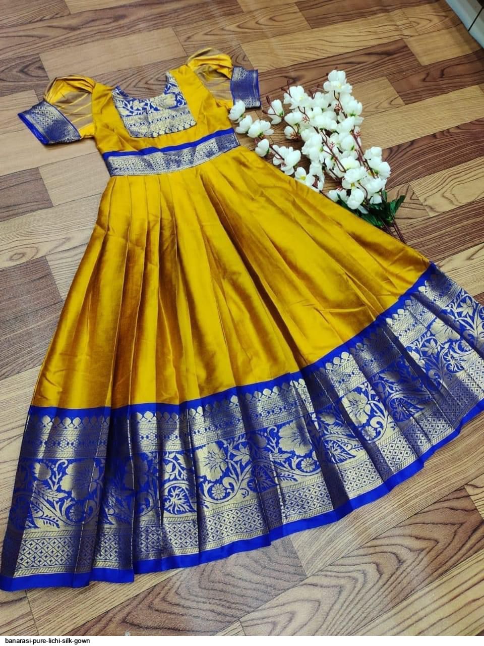 Banarasi one best sale piece dress