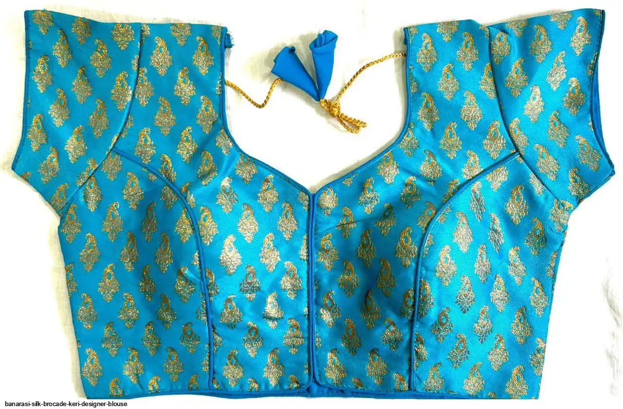 BANARASI SILK BROCADE KERI DESIGNER BLOUSE 3