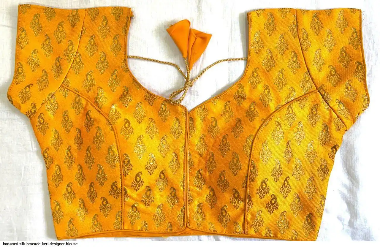 BANARASI SILK BROCADE KERI DESIGNER BLOUSE 5