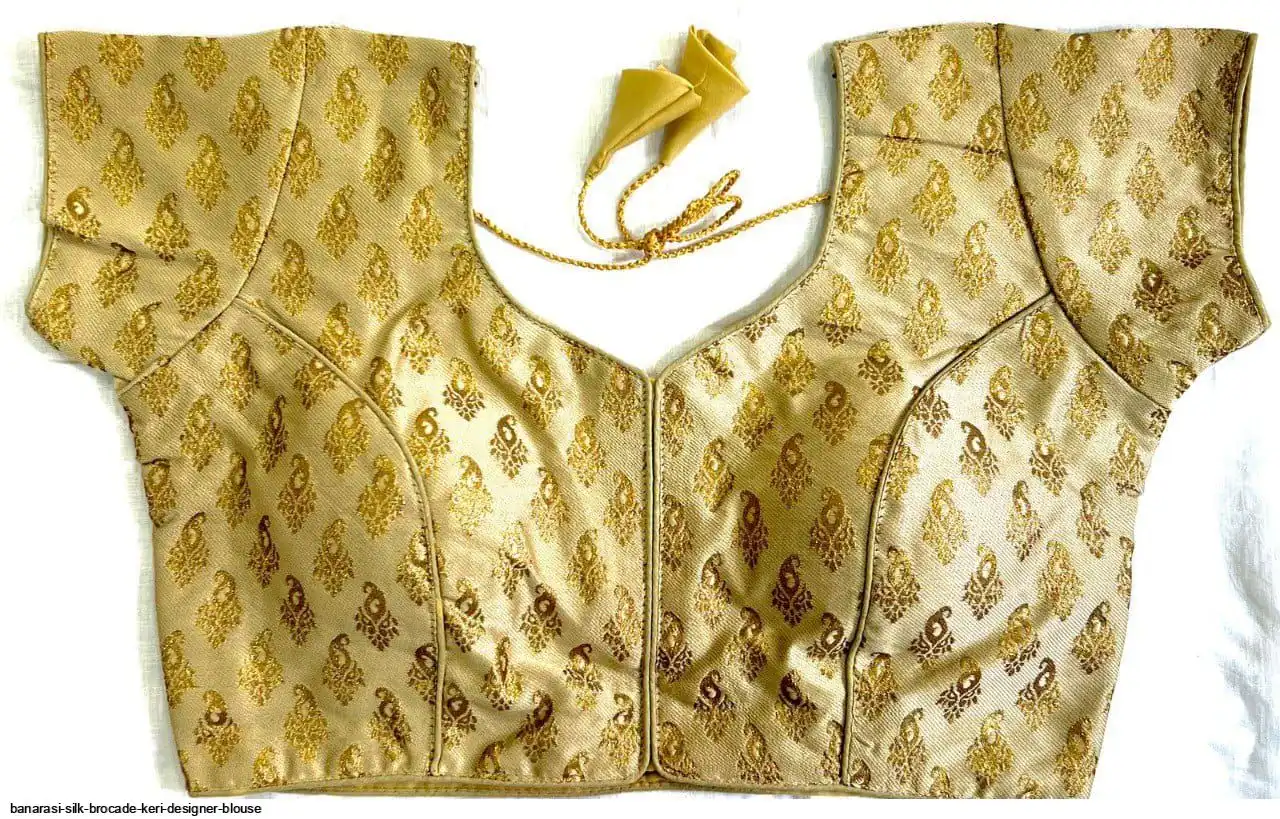 BANARASI SILK BROCADE KERI DESIGNER BLOUSE 8