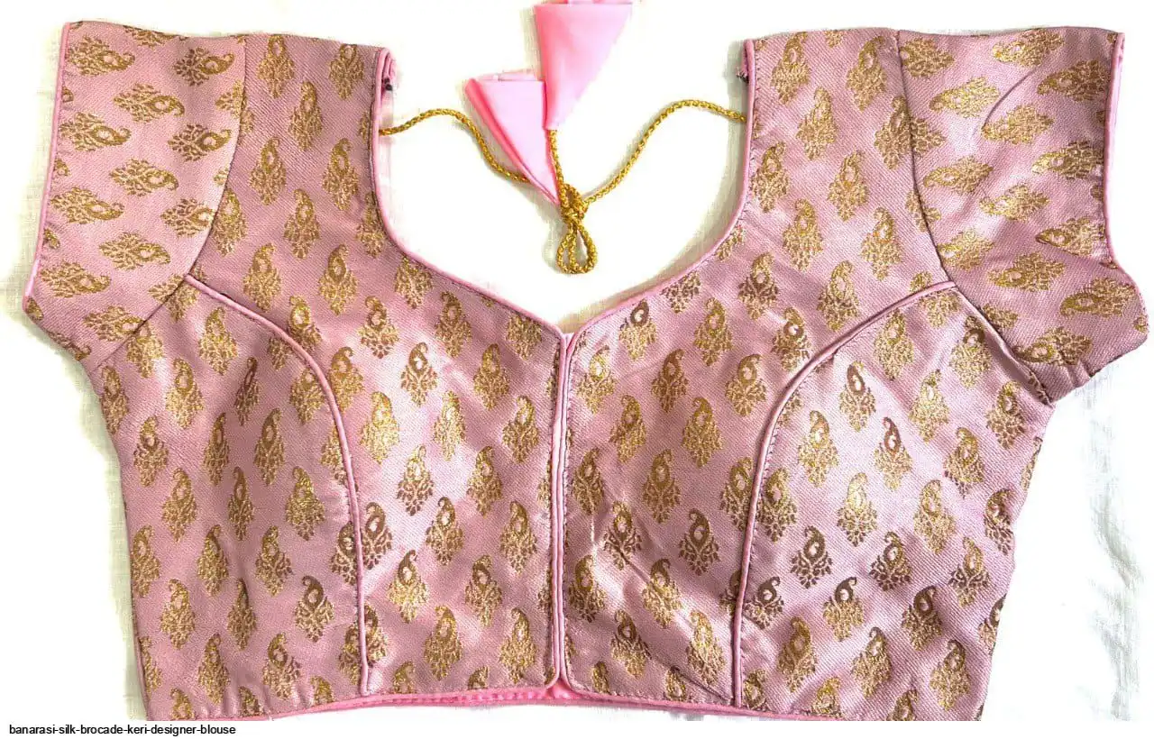 BANARASI SILK BROCADE KERI DESIGNER BLOUSE 9