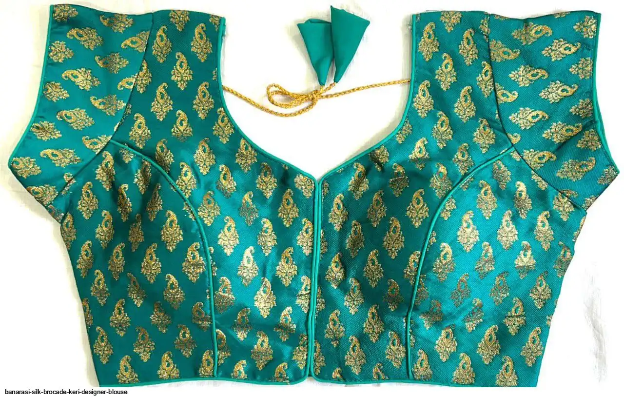 BANARASI SILK BROCADE KERI DESIGNER BLOUSE 10