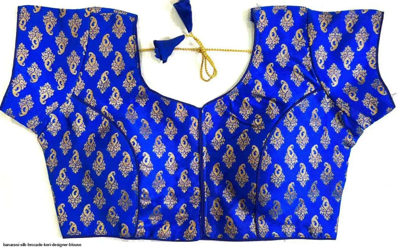 BANARASI SILK BROCADE KERI DESIGNER BLOUSE 13