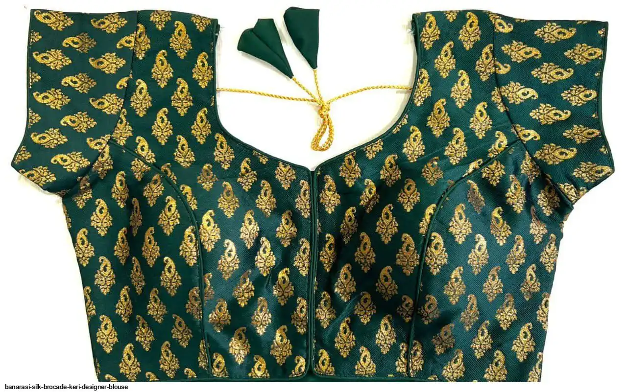 BANARASI SILK BROCADE KERI DESIGNER BLOUSE 15
