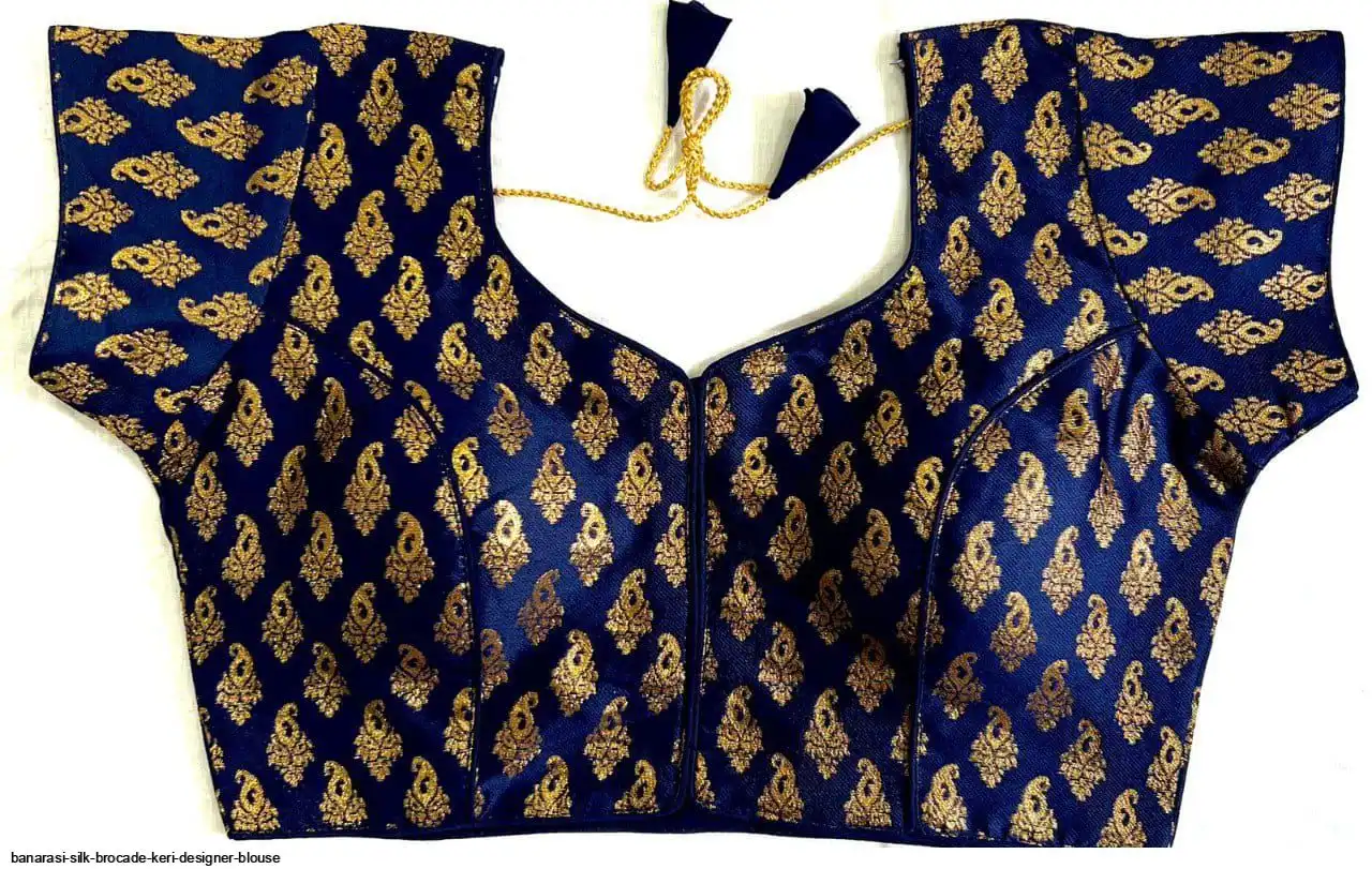 BANARASI SILK BROCADE KERI DESIGNER BLOUSE 16