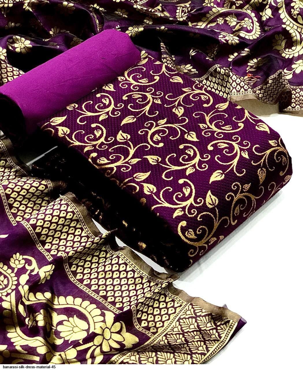 Banarasi Silk Dress material 45