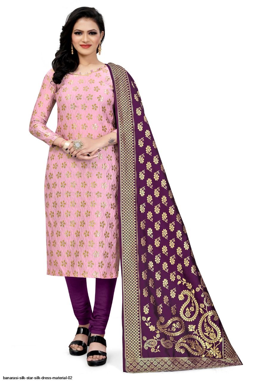 Buy Banarasi Dress Material on Weavesmart