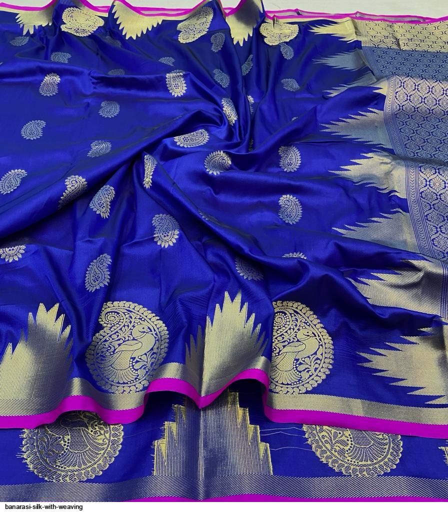 BANARASI SILK WITH WEAVING