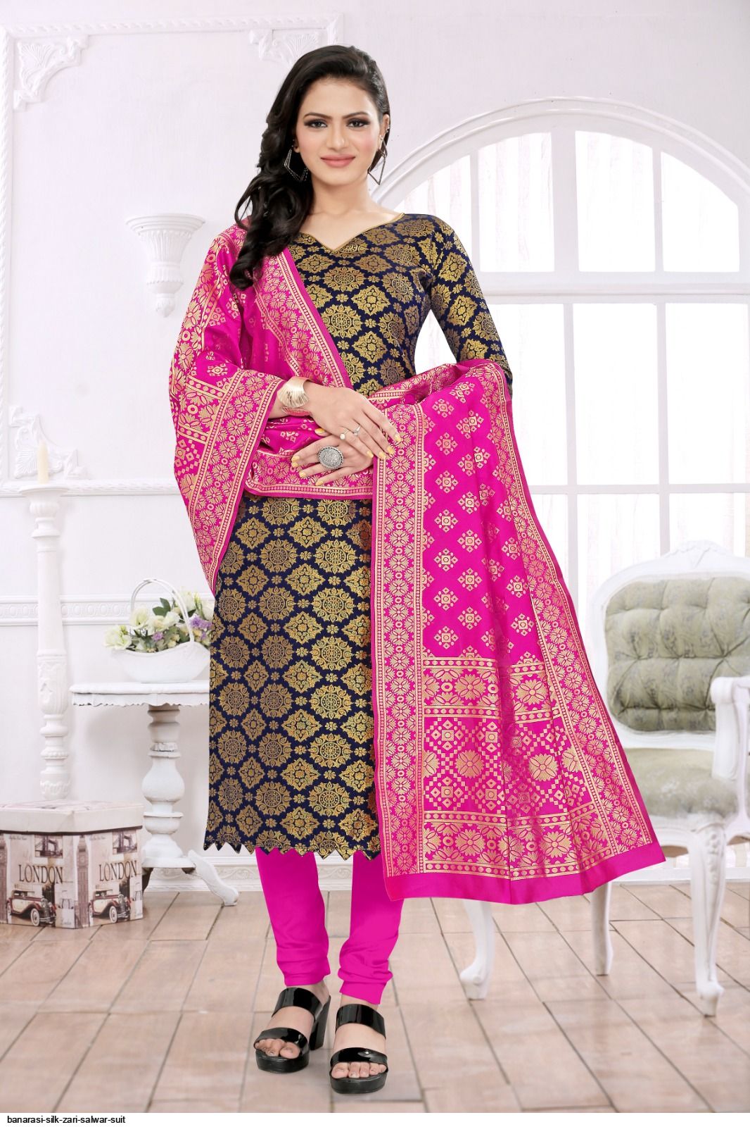 Banarasi silk salwar suit best sale