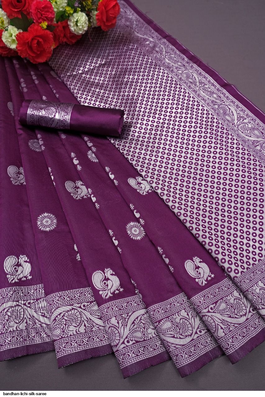 BANDHAN LICHI SILK SAREE