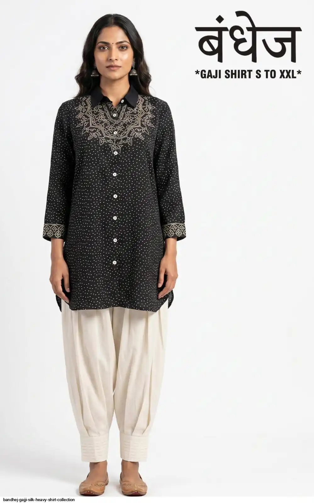 BANDHEJ GAJJI SILK HEAVY SHIRT COLLECTION B