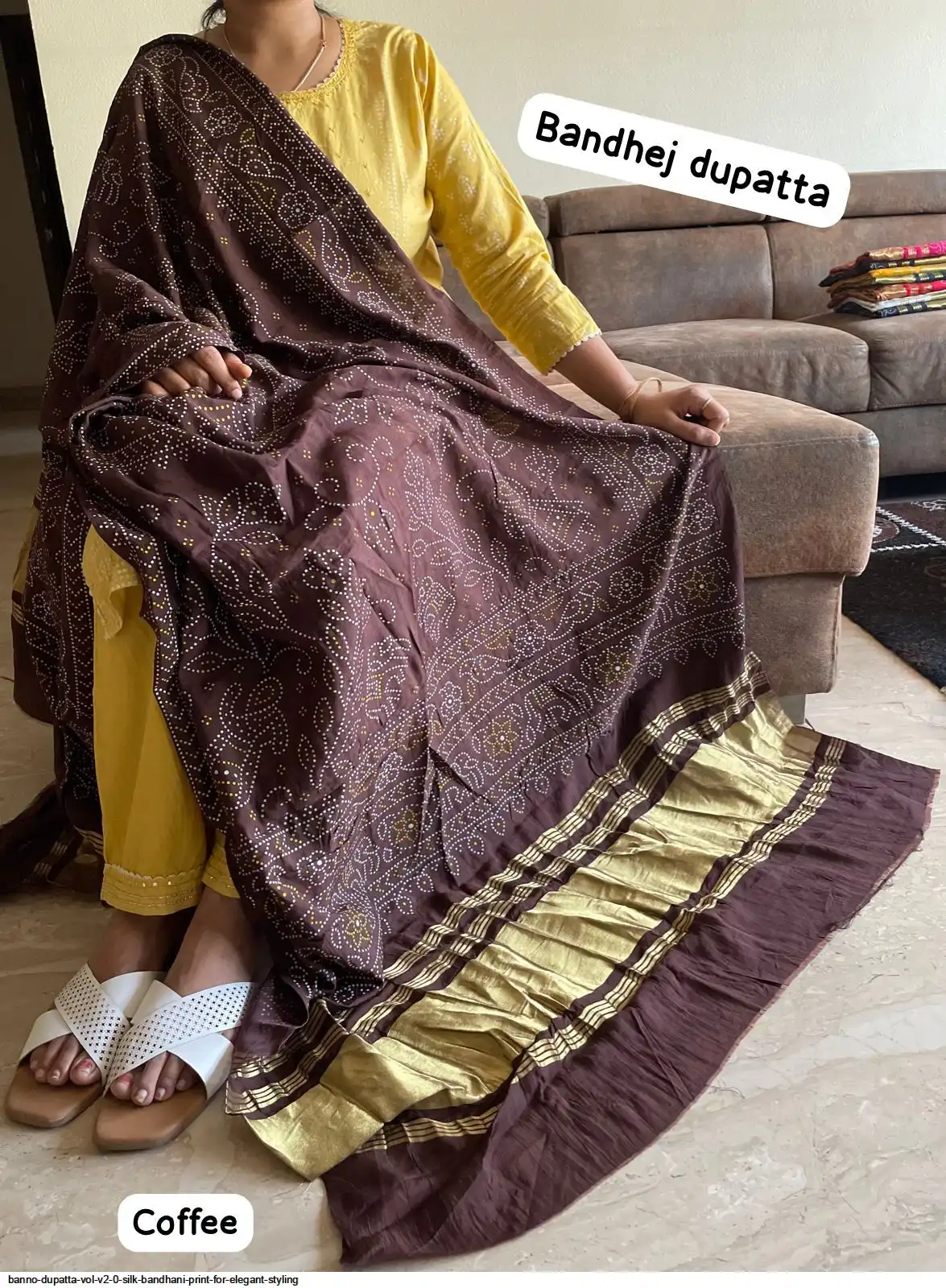 BANNO DUPATTA VOL V2 0 SILK BANDHANI PRINT FOR ELEGANT STYLING D